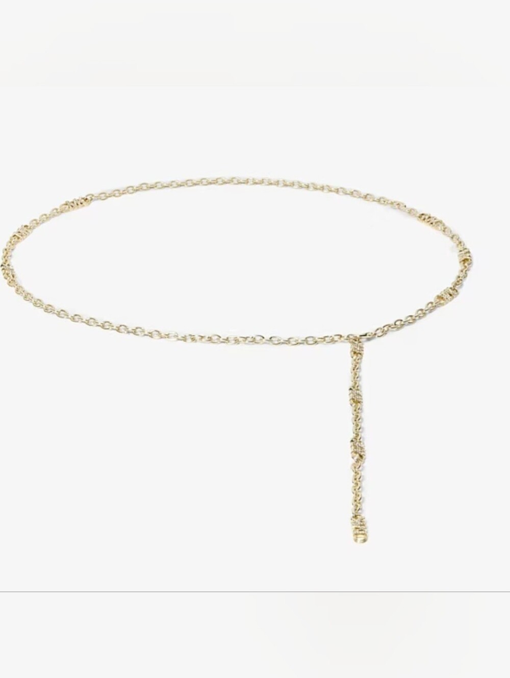 New Michael Kors Gold-Tone Chain Link Belt